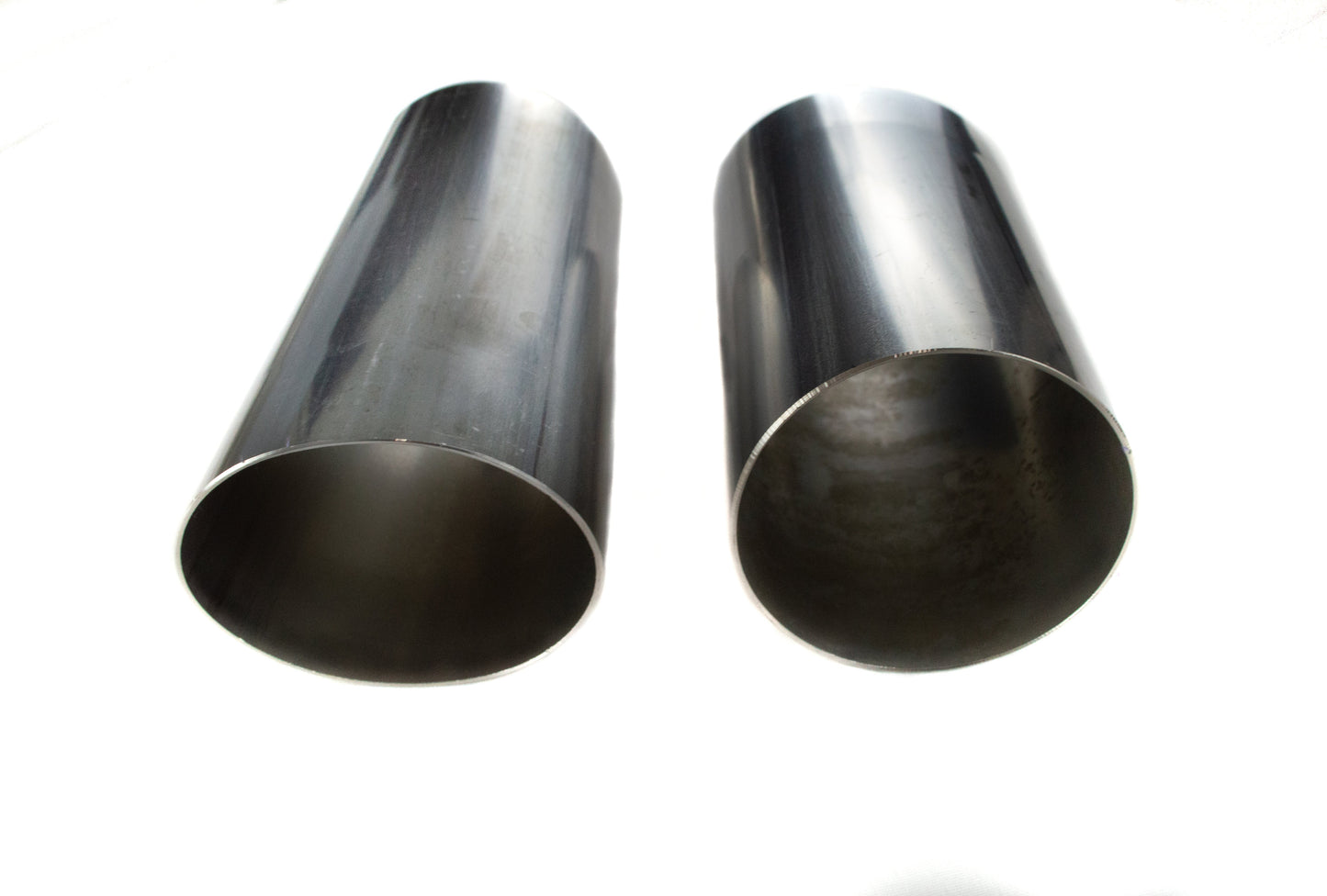 Top Speed Pro1 Stainless Steel Round-to-Oval Transition Pipe – 76mm / 3 Inch, 6 Inch Length