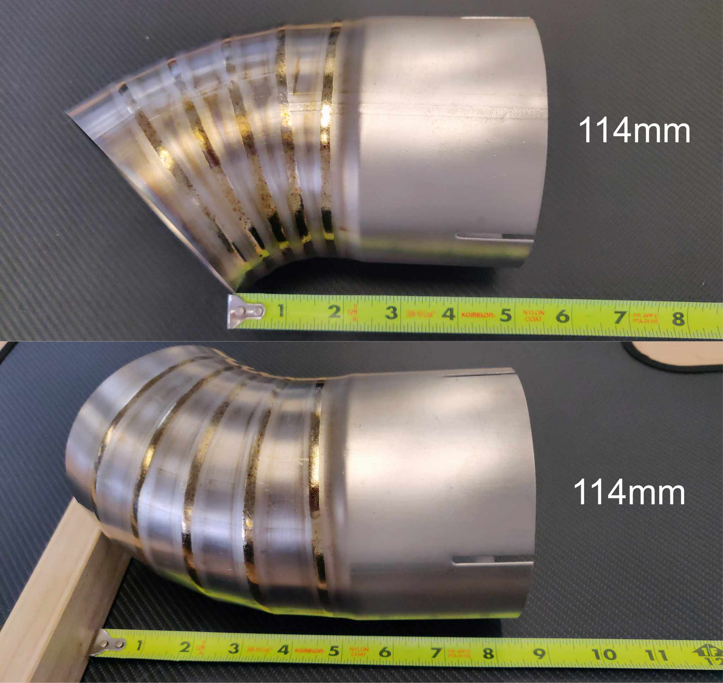Universal Clamp-On Titanium Exhaust Tip - JDM Dolphin Style