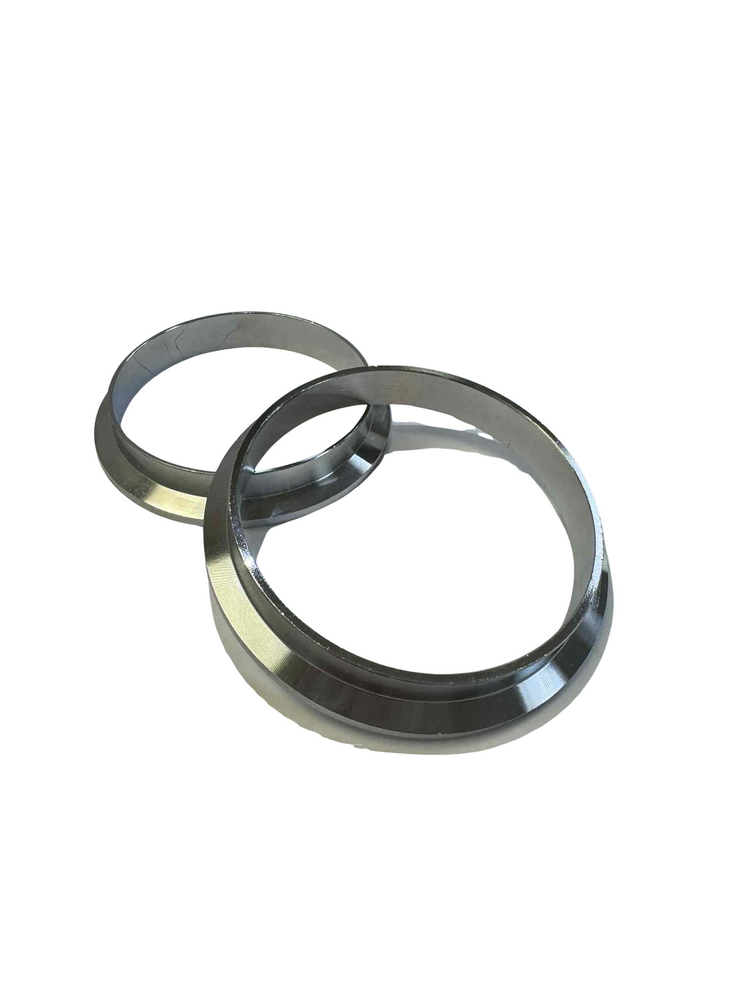 Top Speed Pro1 stainless steel weld-on exhaust V-band flanges and clamp kit