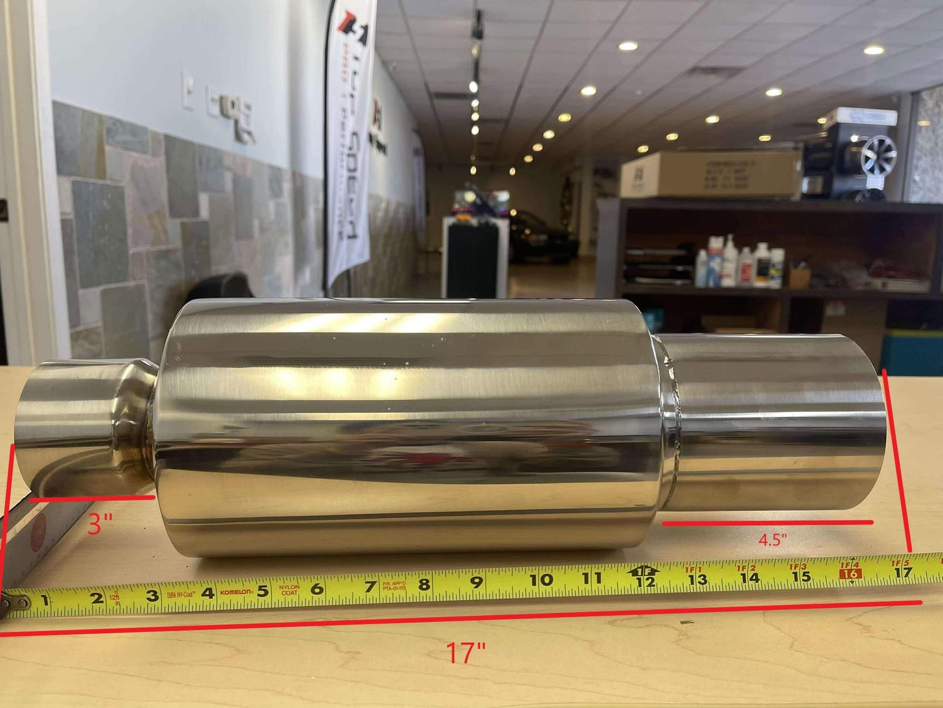 Top Speed Pro1 T304 stainless steel N1 universal muffler