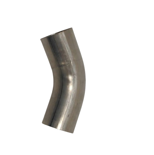 Top Speed Pro1 Stainless Steel 45-Degree Exhaust Pipe Bend