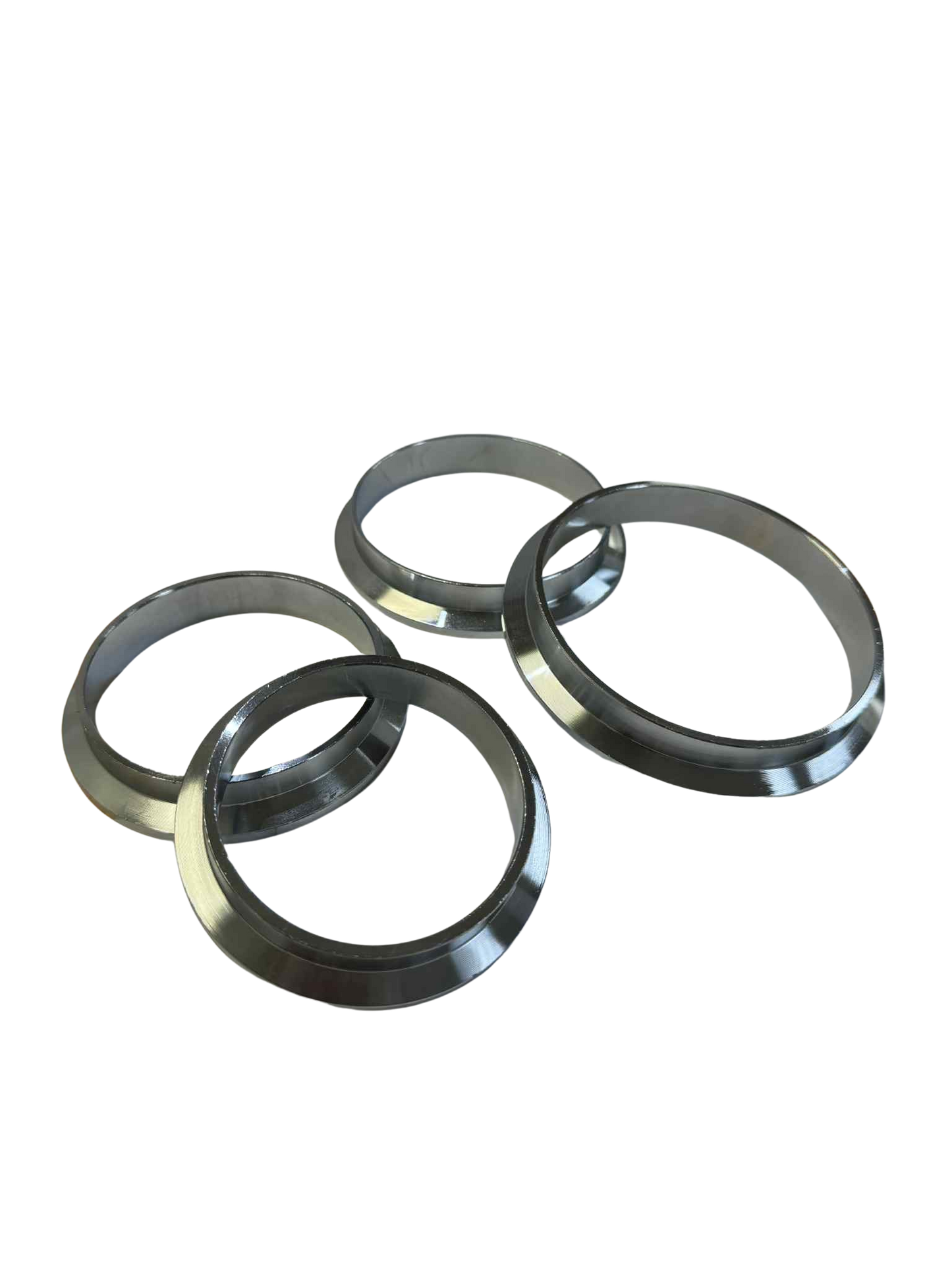 Top Speed Pro1 stainless steel weld-on exhaust V-band flanges and clamp kit