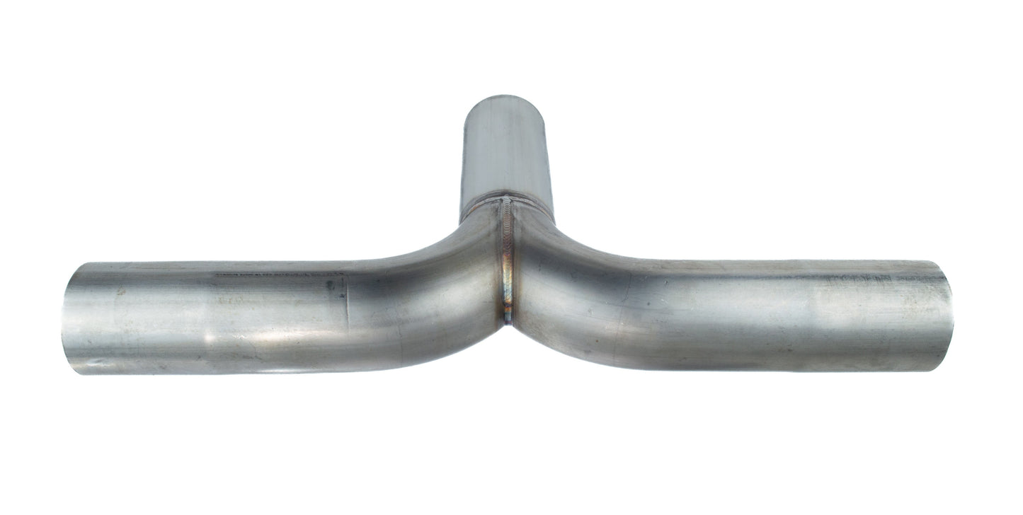 Stainless Steel Exhaust T-Pipe Split – Available in 63mm & 76mm | Exhaust Fabrication Component
