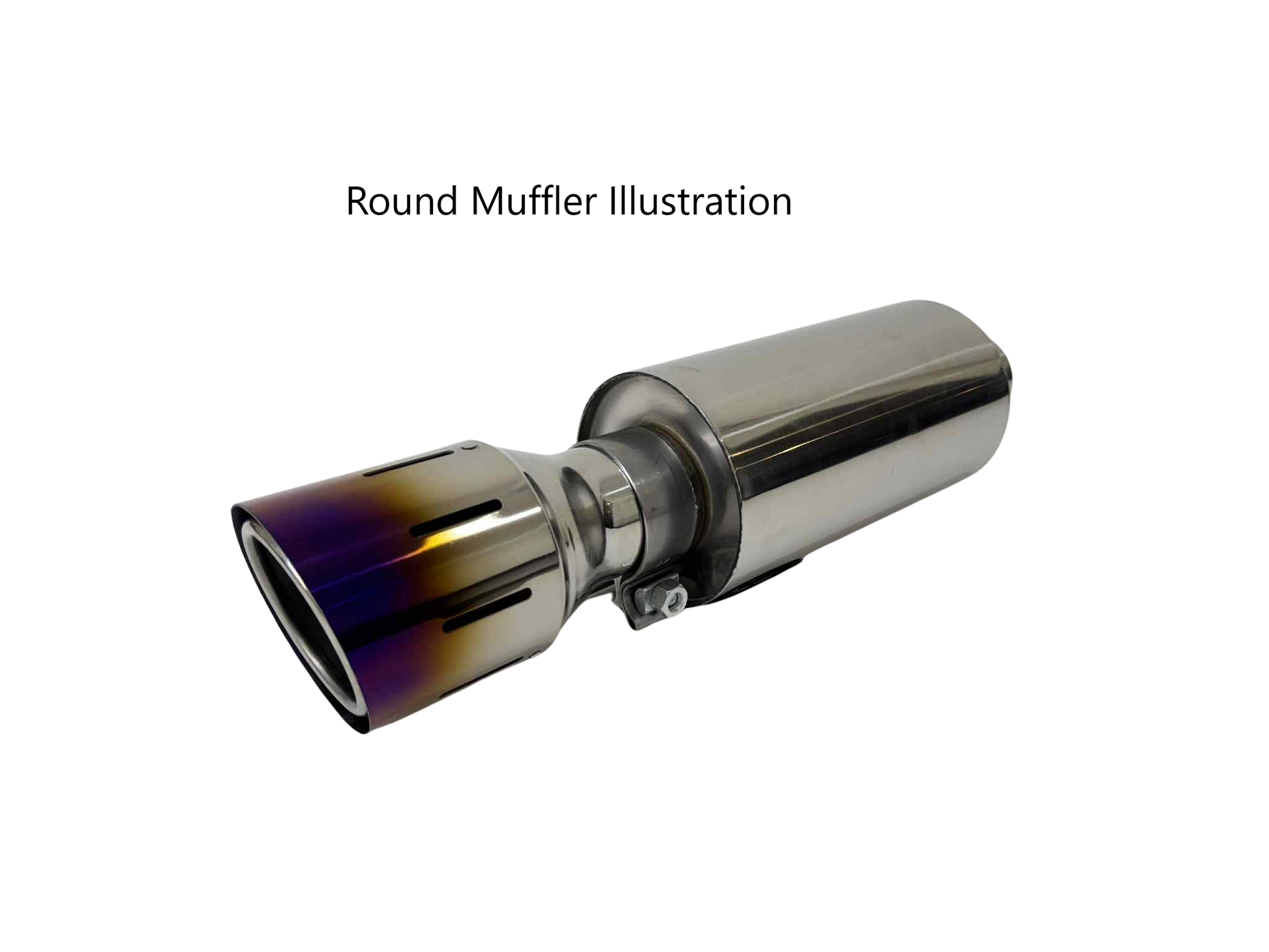 Top Speed Pro1 dual-layer burnt titanium exhaust tip installed example