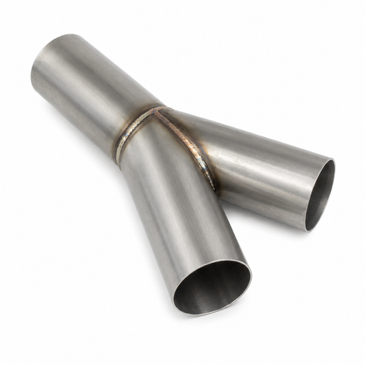 Top Speed Pro1 T304 Stainless Steel Exhaust Y-Pipe Split – 63mm & 76mm
