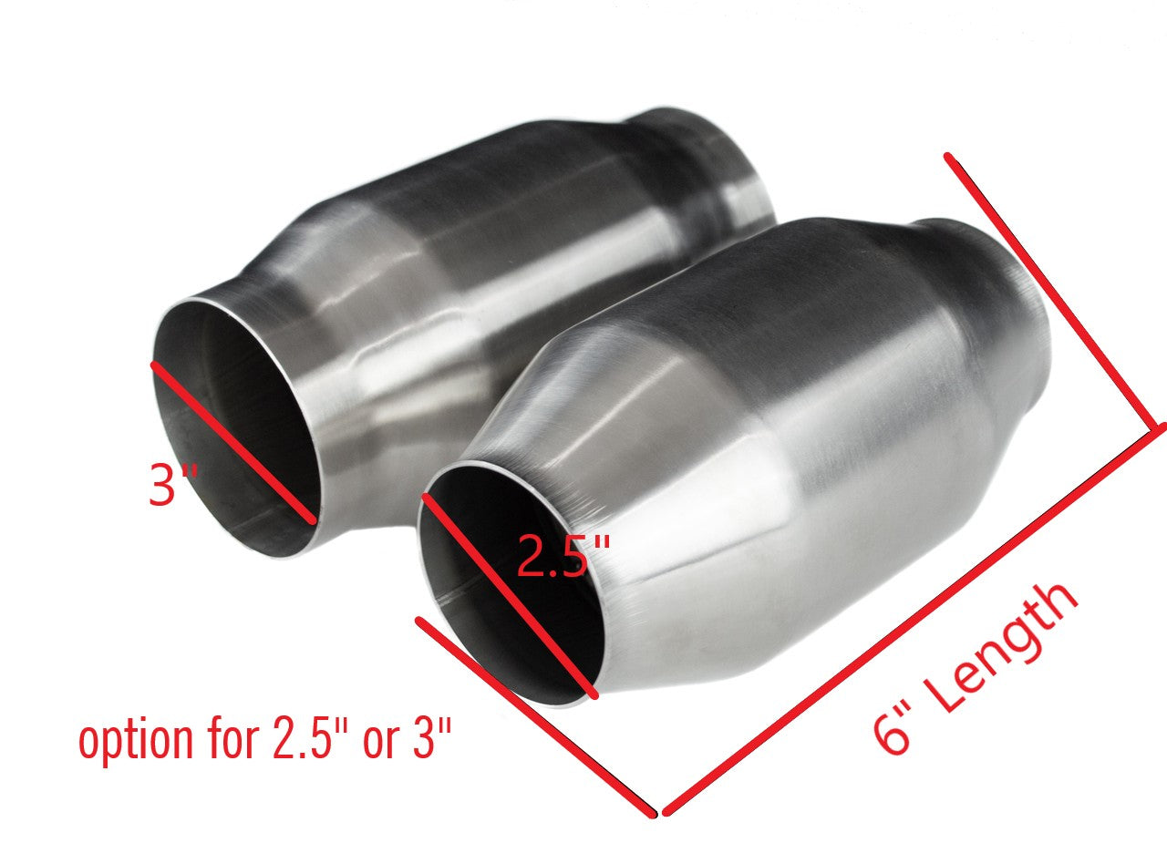 200 Cell High Flow Cat 6" length 63mm 2.5" | 76mm 3"