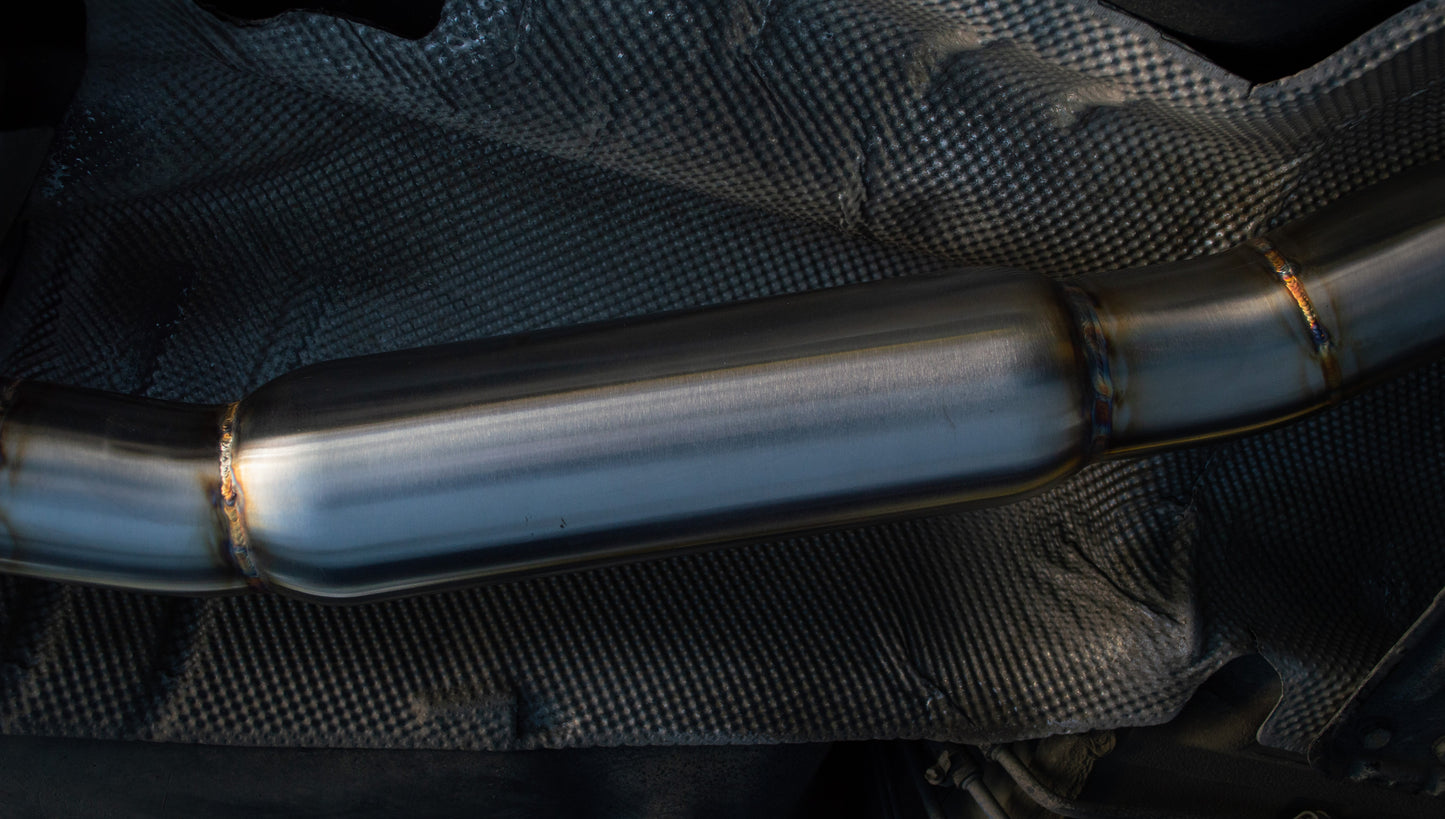 Top Speed Pro1 stainless steel slim exhaust resonator