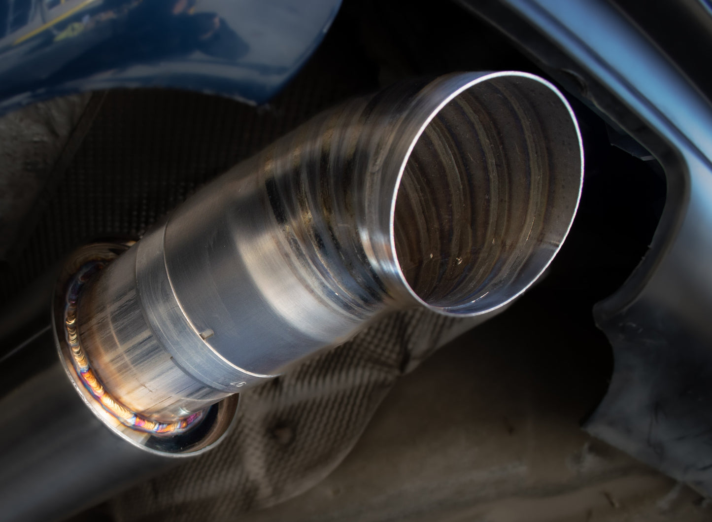 Universal Clamp-On Titanium Exhaust Tip - JDM Dolphin Style