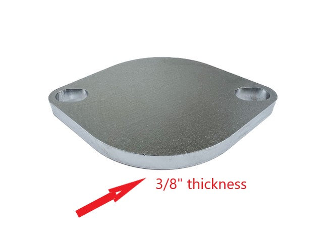 Top Speed Pro1 Stainless Steel Exhaust Flange Block-Off Plate – 76mm (3 Inch)