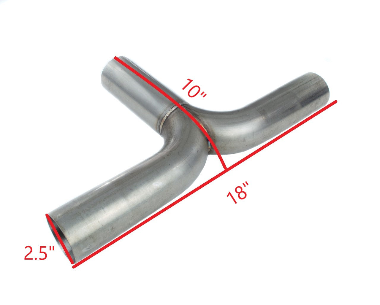 Stainless Steel Exhaust T-Pipe Split – Available in 63mm & 76mm | Exhaust Fabrication Component