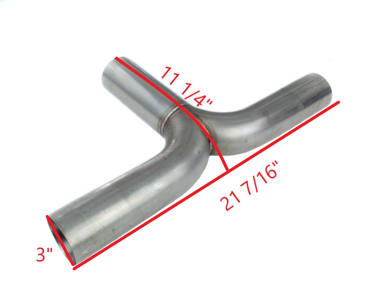 Stainless Steel Exhaust T-Pipe Split – Available in 63mm & 76mm | Exhaust Fabrication Component