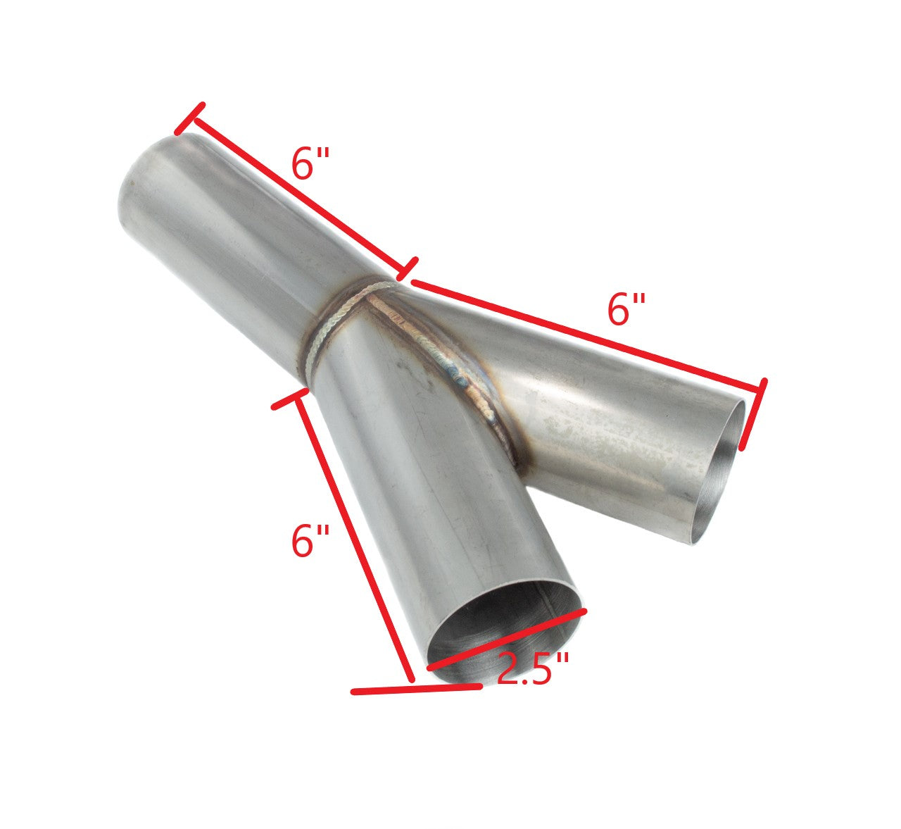 Stainless Steel Exhaust Y-Pipe Split – Available in 63mm & 76mm | Exhaust Fabrication Component