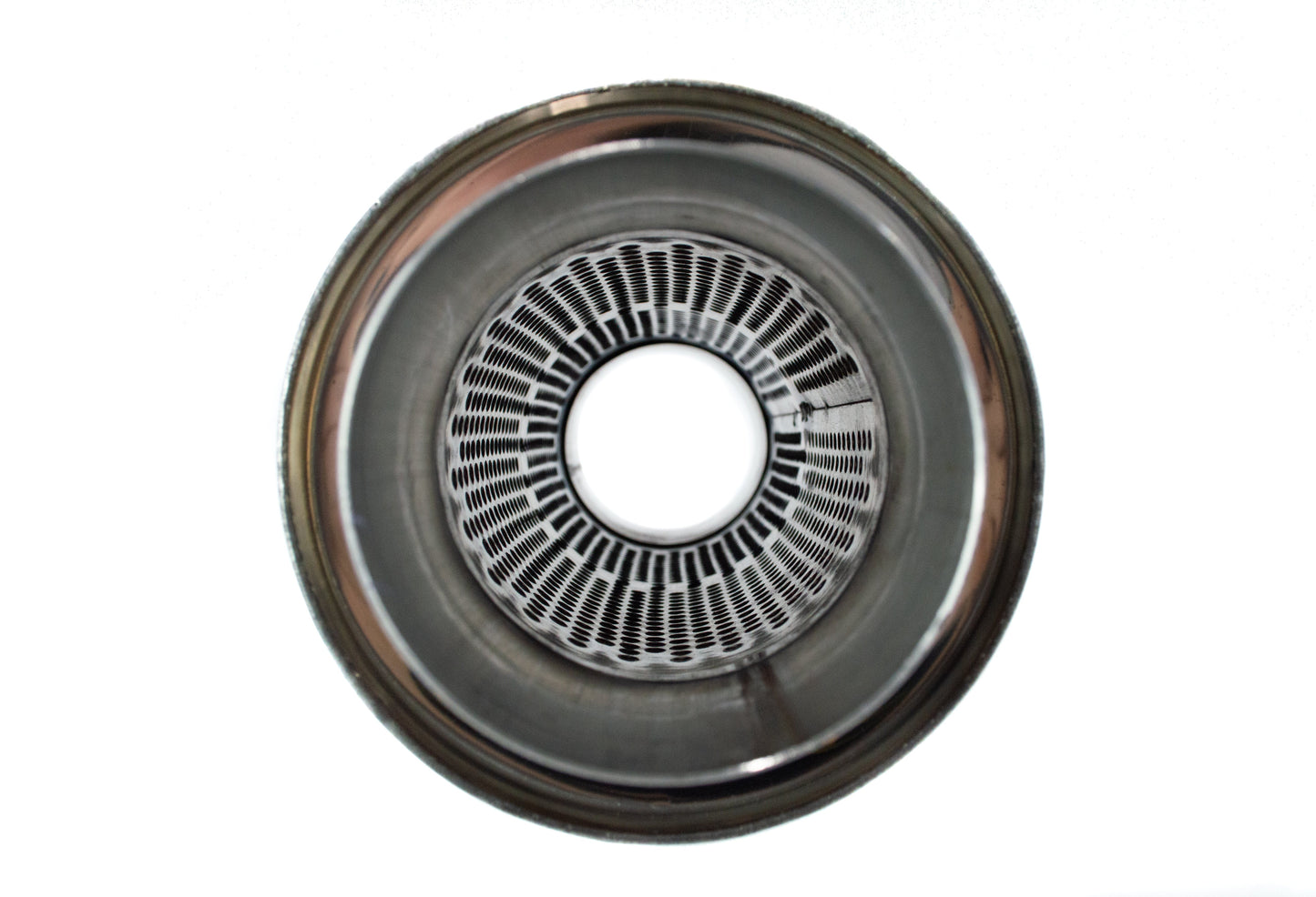 Top Speed Pro1 T304 Stainless Steel Round Muffler – Single Inlet / Single Outlet