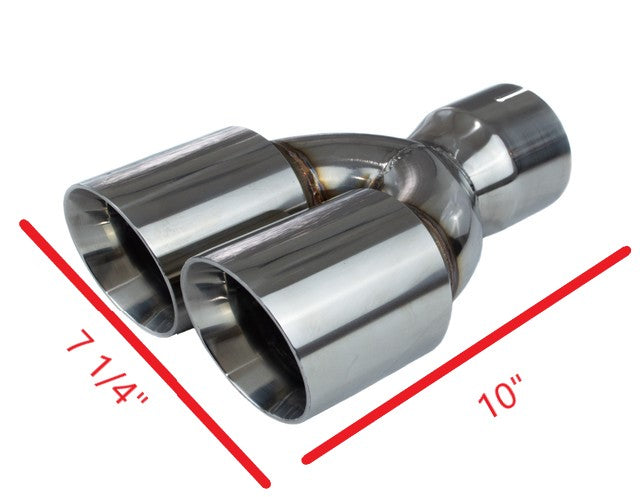 Top Speed Pro1 universal dual exhaust tip