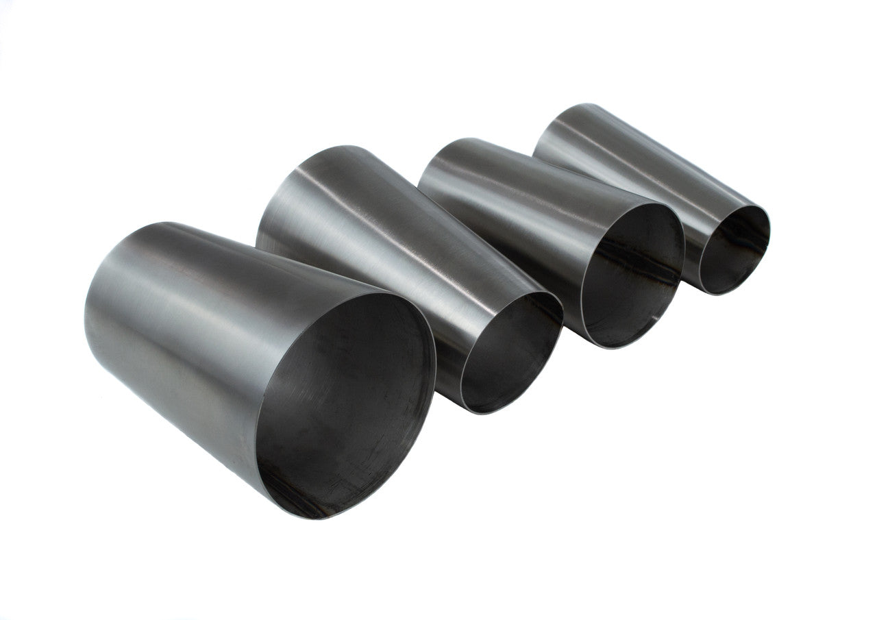 Top Speed Pro1 Stainless Steel Exhaust Transition Pipe – 6 Inch Length