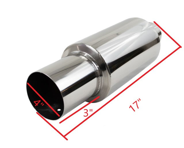 Top Speed Pro1 T304 stainless steel N1 universal muffler
