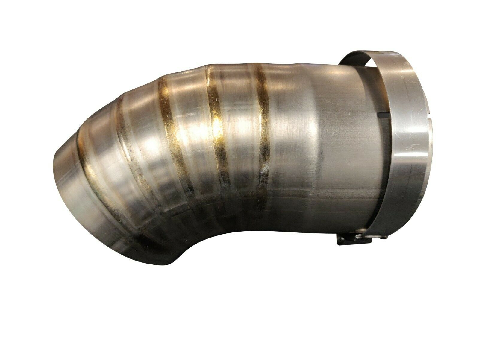 Universal Clamp-On Titanium Exhaust Tip - JDM Dolphin Style