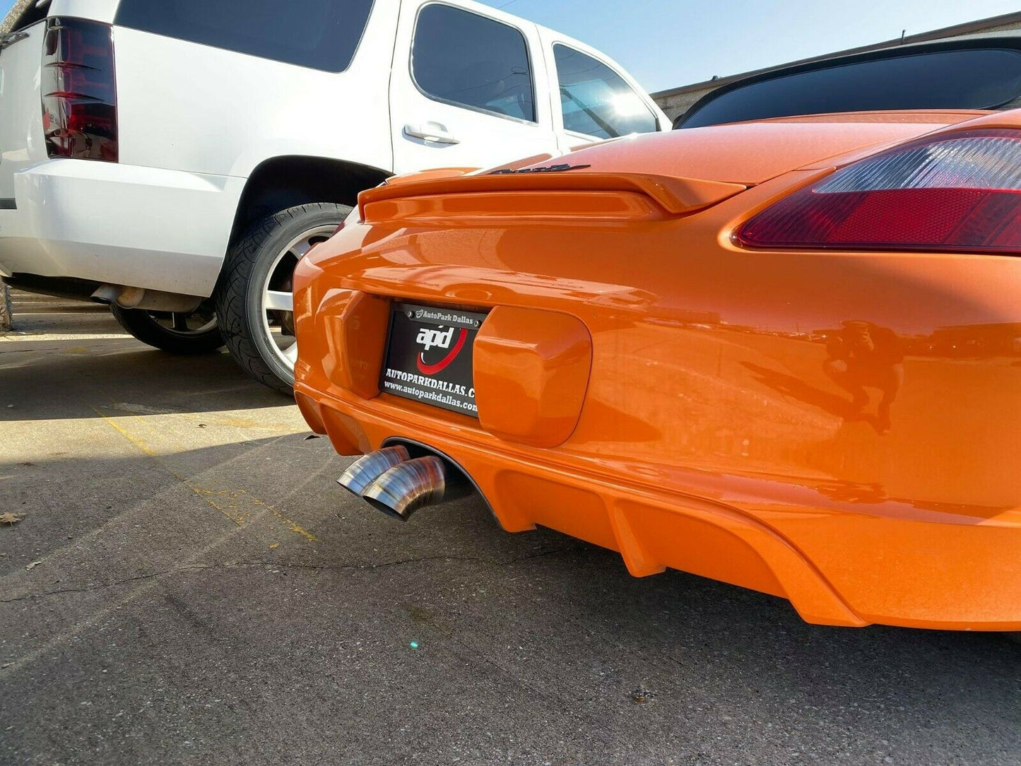 Universal Clamp-On Titanium Exhaust Tip - JDM Dolphin Style