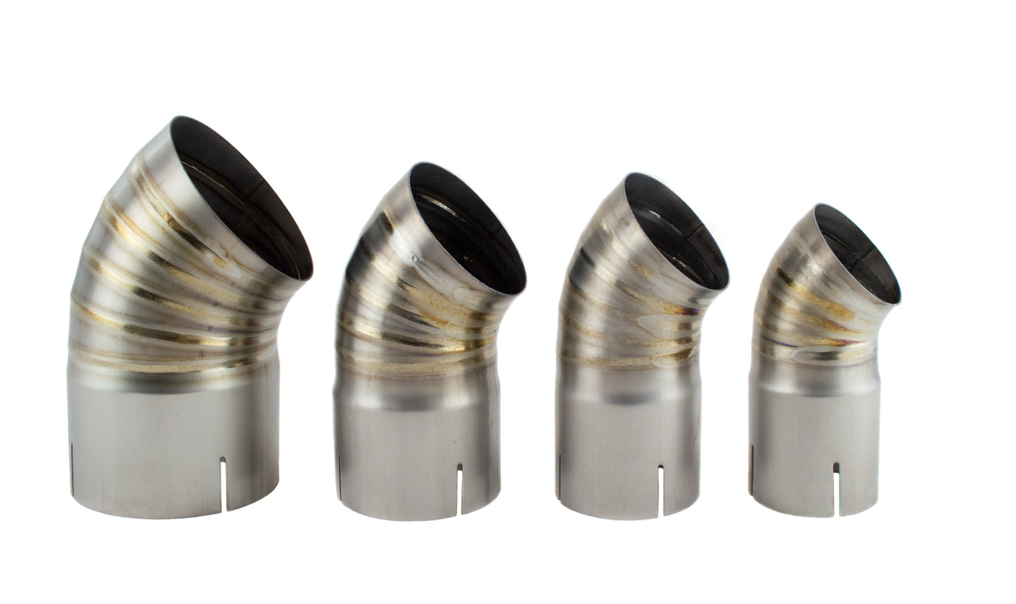 Universal Clamp-On Titanium Exhaust Tip - JDM Dolphin Style