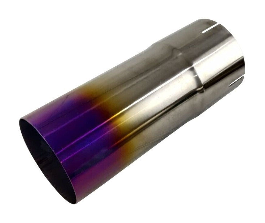 Universal Clamp-On Titanium Exhaust Tip - JDM Bosozoku Style