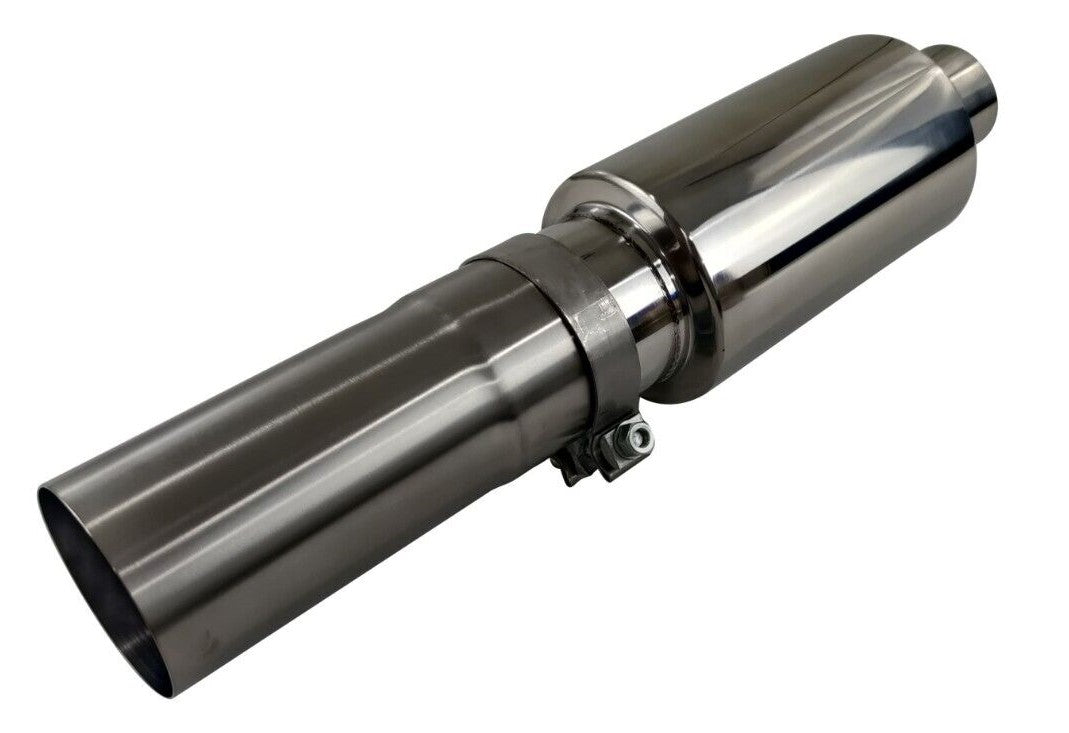 Universal Clamp-On Titanium Exhaust Tip - JDM Bosozoku Style