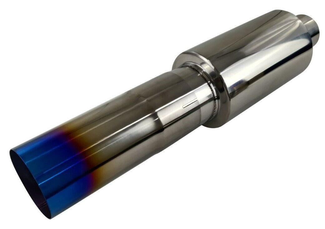 Universal Clamp-On Titanium Exhaust Tip - JDM Bosozoku Style