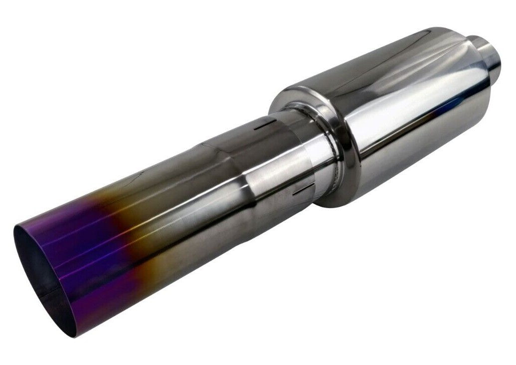 Universal Clamp-On Titanium Exhaust Tip - JDM Bosozoku Style